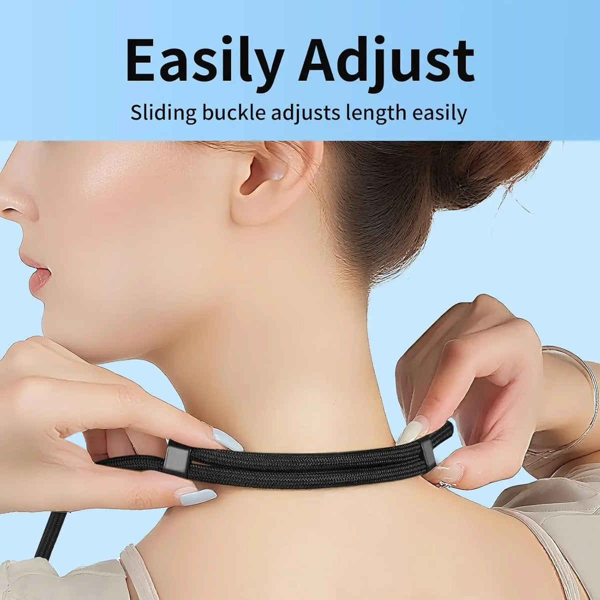 Universal Adjustable Phone Lanyard Crossbody Necklace Strap Phone Case Long Hanging Rope with Clip Anti-Lost Durable and Sturdy