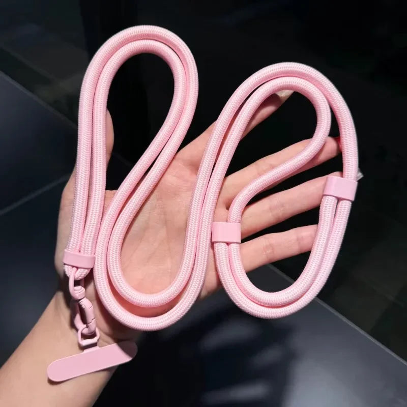 Universal Adjustable Phone Lanyard Crossbody Necklace Strap Phone Case Long Hanging Rope with Clip Anti-Lost Durable and Sturdy