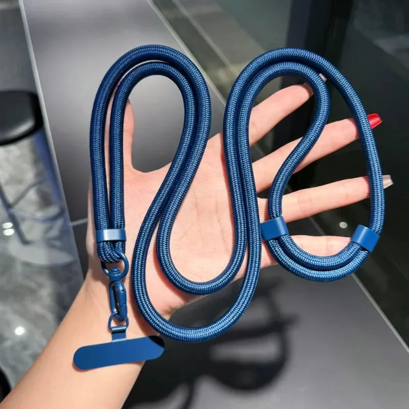 Universal Adjustable Phone Lanyard Crossbody Necklace Strap Phone Case Long Hanging Rope with Clip Anti-Lost Durable and Sturdy