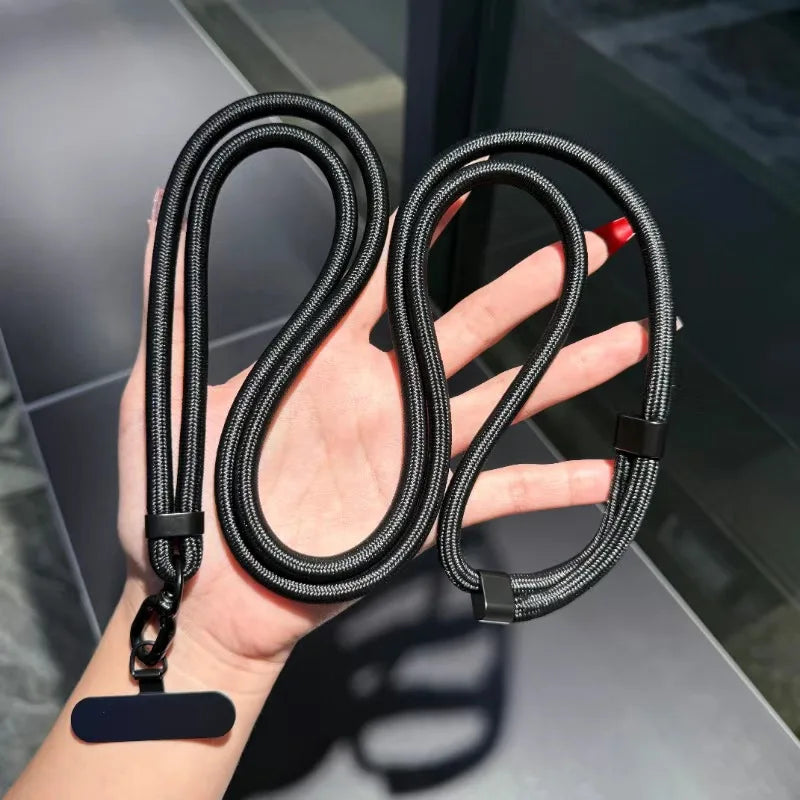 Universal Adjustable Phone Lanyard Crossbody Necklace Strap Phone Case Long Hanging Rope with Clip Anti-Lost Durable and Sturdy